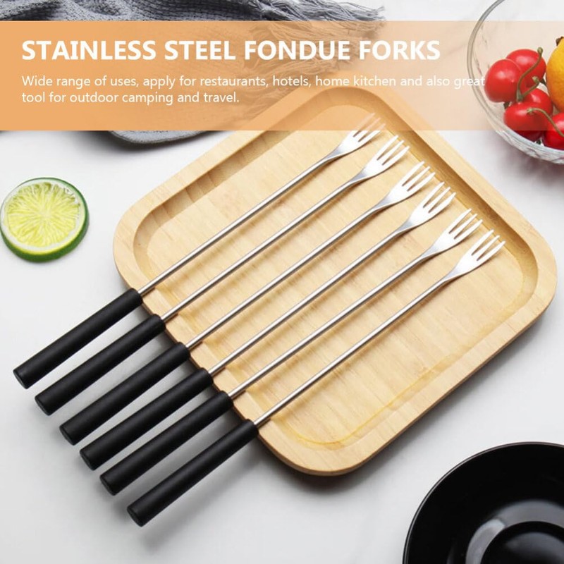 Kichvoe Fondue Forks - Stainless Steel Fondue Forks - 12