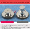 GIYOMI 17mm No Sewing Jeans Buttons Replacement Kit with Metal