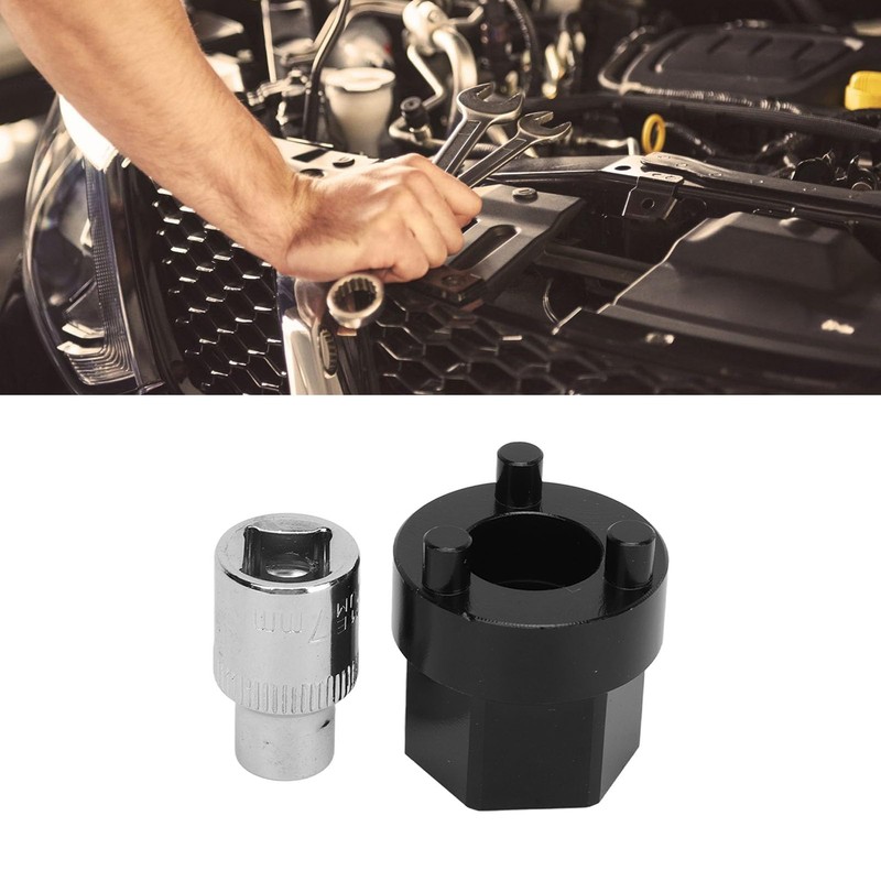 AC Compressor Clutch Hub Remover, Efficient 6-Point Easy-to-Carry Clutch Hub