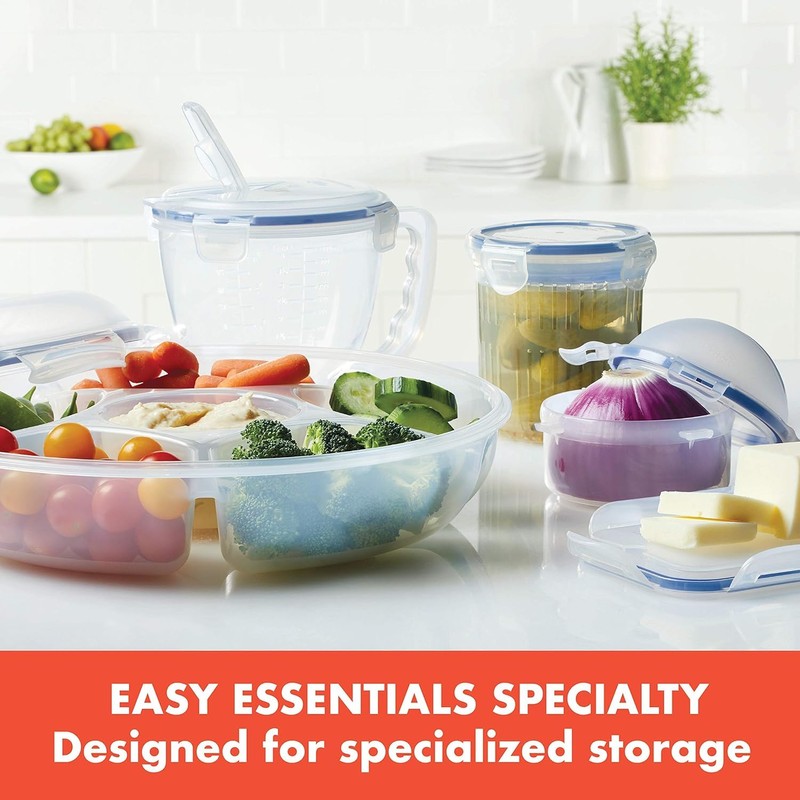 LocknLock Easy Essentials Food Storage lids/Airtight containers, BPA Free, Onion-10