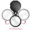 10X Magnifying Glass Loupe Small Pocket Magnifier Mini Folding Magnify