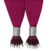 YoungSee Nano Hair Extensions Magenta Nano Beads Hair Extensions 16inch