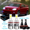 SHENKENUO 8000K Blue LED Headlight Fog Light Bulbs Combo For