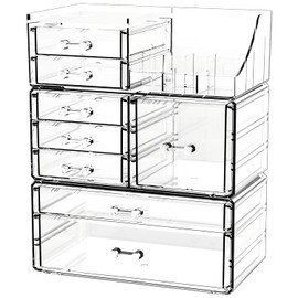 Transforma tu baño o recámara con Cq acrylic: Sistema de Cajones Organizadores de Acrílico Transparente de gran capacidad perfecto para . Calidad y funcionalidad en
