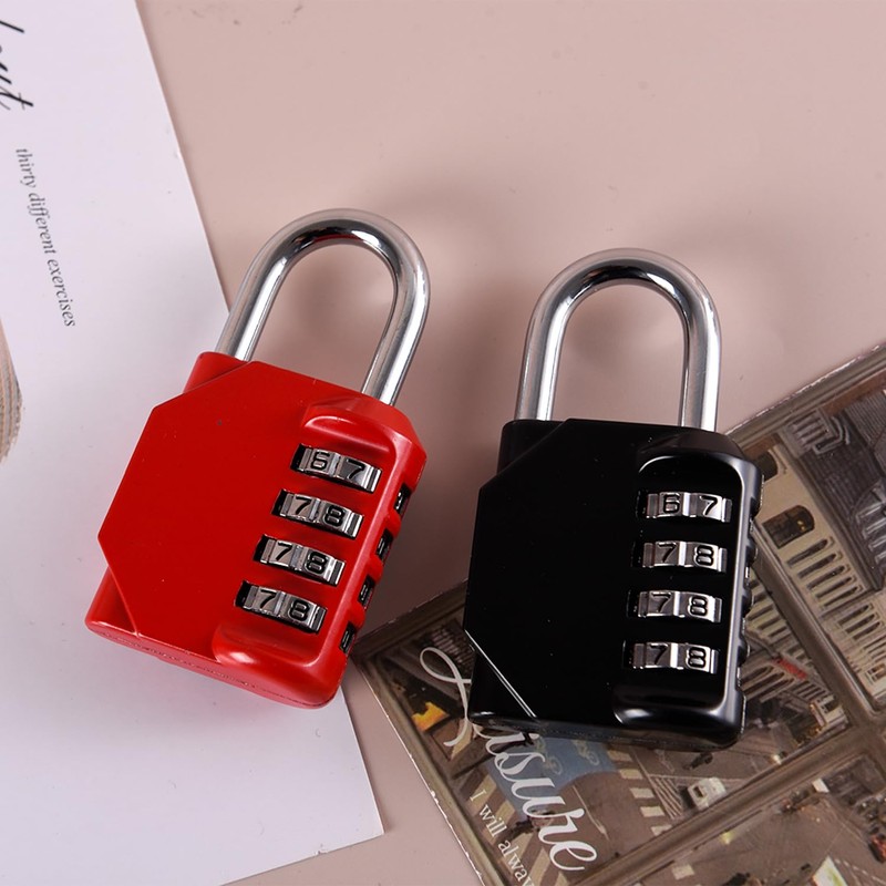 Padlock with Code, 4 Digit Combination Lock for Locker, Outdoor