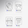 Haguka Toothbrush Holders with Auto Drying Function Wall Mounted Tooth