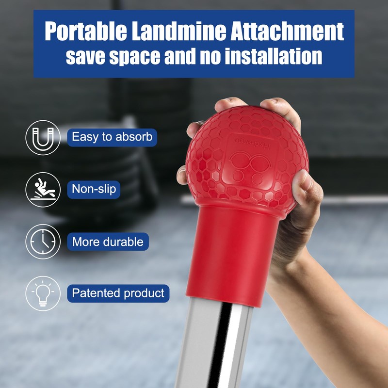 HXD-ERGO Landmine Attachment for Barbell, Barbell Accessories, Landmine Base Grips