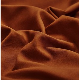 KAREVER Rust Pillowcases Envelope Closure Burnt Orange King Pillow Covers Pack of 2 Solid Rust Bed Pillowcases King Pillowshams 20"X36"