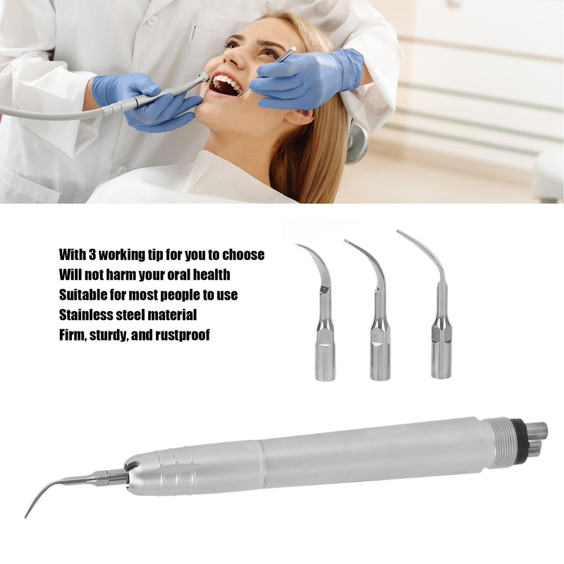 Pneumatic Dental Descaler Tartar Calculus Remover Pneumatic Oral Teeth Cleansing