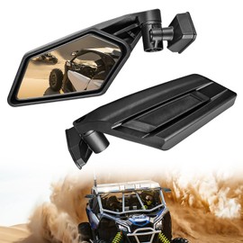 Frokom X3 Side Mirrors, Upgraded Maverick X3 Side Mirrors Compatible with 2017 2018 2019 2020 2021 2022 2023 Can Am Maverick X3 Max XRS XDS Turbo R RR with 360 Degree Adjustment