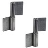 Gedotec Hinges for Welding, Pack of 2, Weld-On Tape for