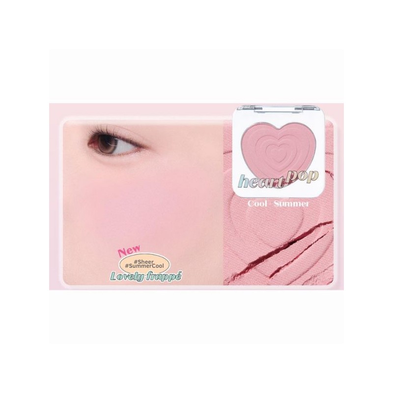 ETUDE Heart Pop Blusher Set 2items, Color:Lovely Frappe