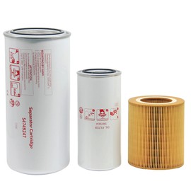 Filter Kit 54749247 Air Oil Separator + 54672654 Oil Filter + 89295976 Air Filter Compatible with Ingersoll Rand Screw Air Compressor