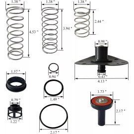 mengbo-parts 3/4"-1" Complete Repair Kit Replace for 75XL and 975XL2 Backflow Repair Kit Set