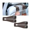 TSUGAMI Car Seat Back Double Hook, 2PCS Leather Bendable Headrest