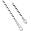 Whisk 18 cm and 26 cm, stainless steel whisk for