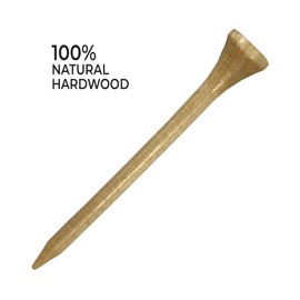 Pride Tees de Golf de Lujo, de 2-3/4" (6.98 cm) Bolsa con 500 Unidades, Color Natural