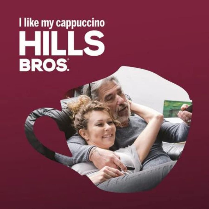 Hills Bros. Instant Cappuccino Mix, Double Mocha 16 Ounces- Frothy,