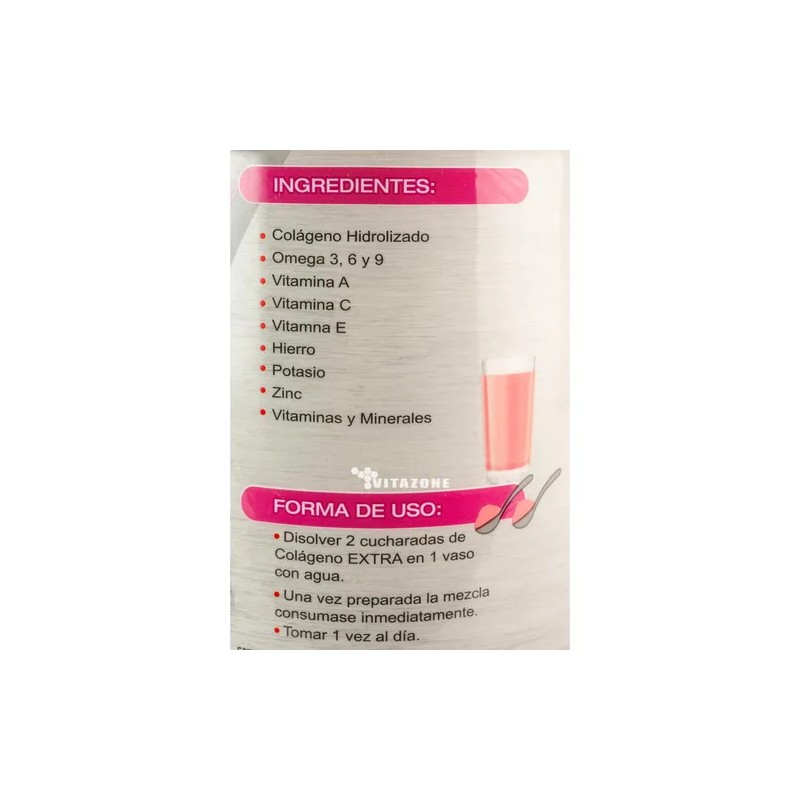 Colágeno Extra Coenzima Q10 Omegas 1.1 Kg Natural Sanabi