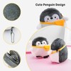 WisePoint Penguin-Shaped Coin Purse, 2PCS Plush Coin Pouch Coin Holder