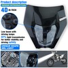 MCHMFG Headlight Head Lamp Light Fairing Mask Day Running Light