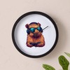 CafePress Funny Capybara Video Games 10" Wall Clock for Livingroom,