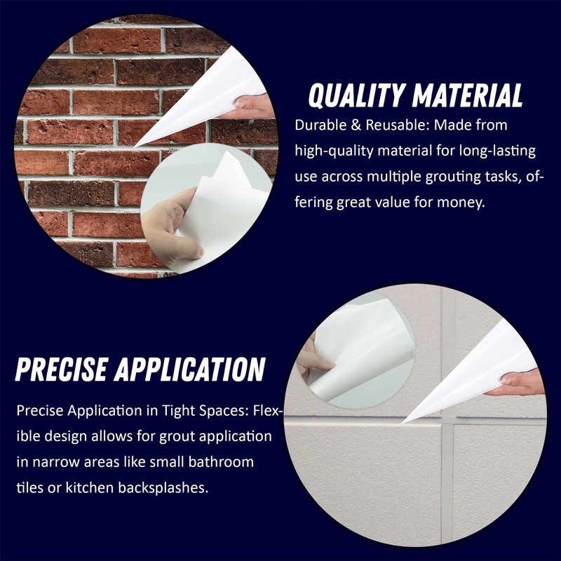 Dapetz ® Tile Grout Bag for Grouting, Cleaning, Tiling, Filling,