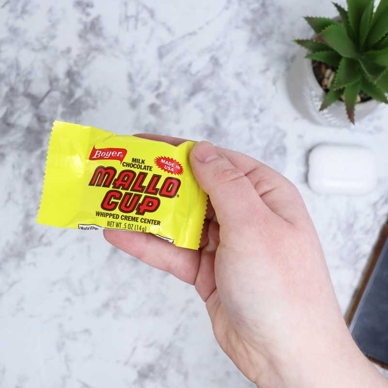 Sweetzo - Boyer Mallo Cups Individually Wrapped, Chocolate Candy With