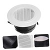 Gadpiparty Round Air Vent Cover Adjustable Soffit Vent for Indoor