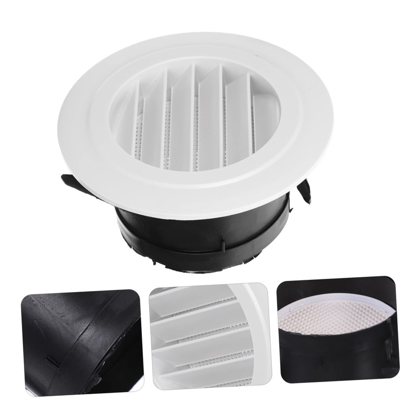 Gadpiparty Round Air Vent Cover Adjustable Soffit Vent for Indoor