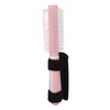 Handicapped Auxiliary Comb Portable Plastic Handle Comb Hair Brush for