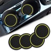 4PCS Car Cup Holder Coasters, Dustproof Automotive Interior Accessories Mat,2.75