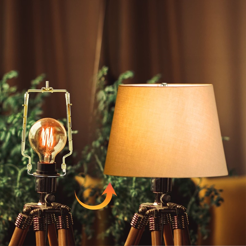 Mornajina 7 8 9 10 inch Lamp Shade Harp Holder,