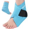 REVIX Ankle Ice Pack Wrap – Reusable Gel Cold Compression