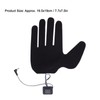 QANYEGN Heated Glove Liner, Electric Glove Pad, 5 Finger Glove