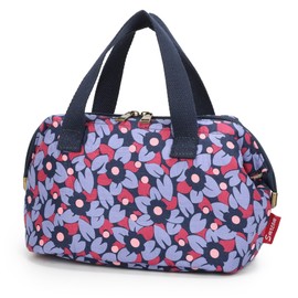 Smrcom Makeup Bag Cosmetic Bag For Women Girl Travel Makeup Bag Toilet Bag Zipper Organizer Bag Waterproof, Cotton purple, Exquisite