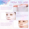 THXFUNAREA 3er Pack Hydrogel Gesichtsmaske mit Kollagen - Feuchtigkeitsboost für