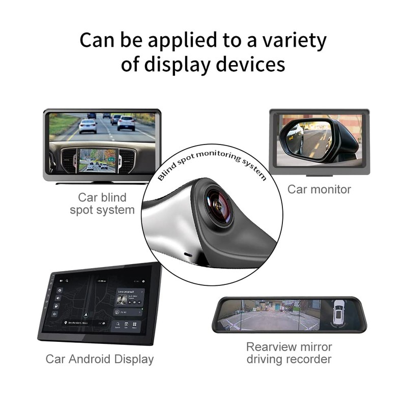 VOJKOREL HD Blind Spot Camera - Car Side View IP68