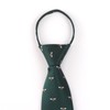 The Shirt Studio Green Bee Motif Automatic Tie