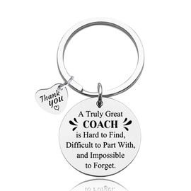 Thank You Keychain Gifts for Coach Christmas Gifts for Cheerleader Cheer Coach Birthday Gifts for Basketball Baseball Coach Retirement Gifts for Volleyball Coach Appreciation Gifts for Coaches