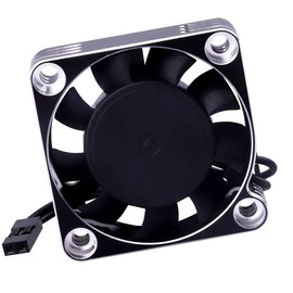 MACHSWON 540 550 Brushless Motor Black-Silver Motor Cooling Fan RC Model Heatsink ESC Cooling Fan 16000RPM for RC Car Truck Buggy Crawler 1/8 1/10 Scale