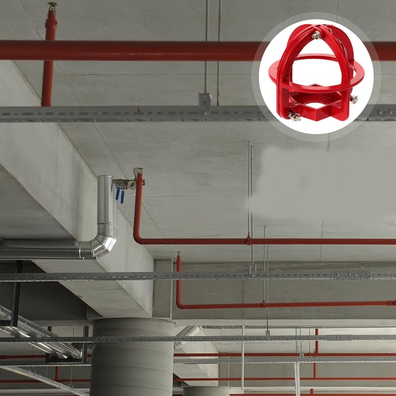 iplusmile Fire Sprinkler Head Guard Cover, Metal Sprinkler Head Protection,