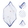 ORFOFE Fish Net Wall Decor Decorative Fishing Net Nautical Wall