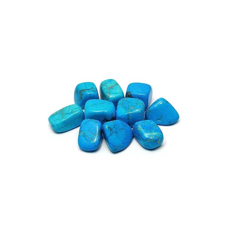 Blue Howlite Tumble Stone (20-25mm)