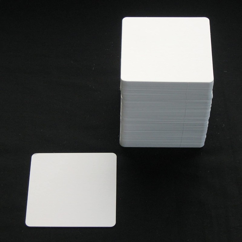 Nagao 3362316 Coasters Plain Square 3.3 x 3.3 x 3.3