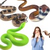 GZLCEU 3 Piece Rubber Snake Set, Simulation Snake Set Includes
