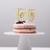 AROKIPPRY - Decoración acrílica para tartas de 40 cumpleaños, 40