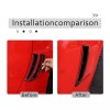 autotrim000 Carbon ABS Car Rear Side Vent Cover Trims For
