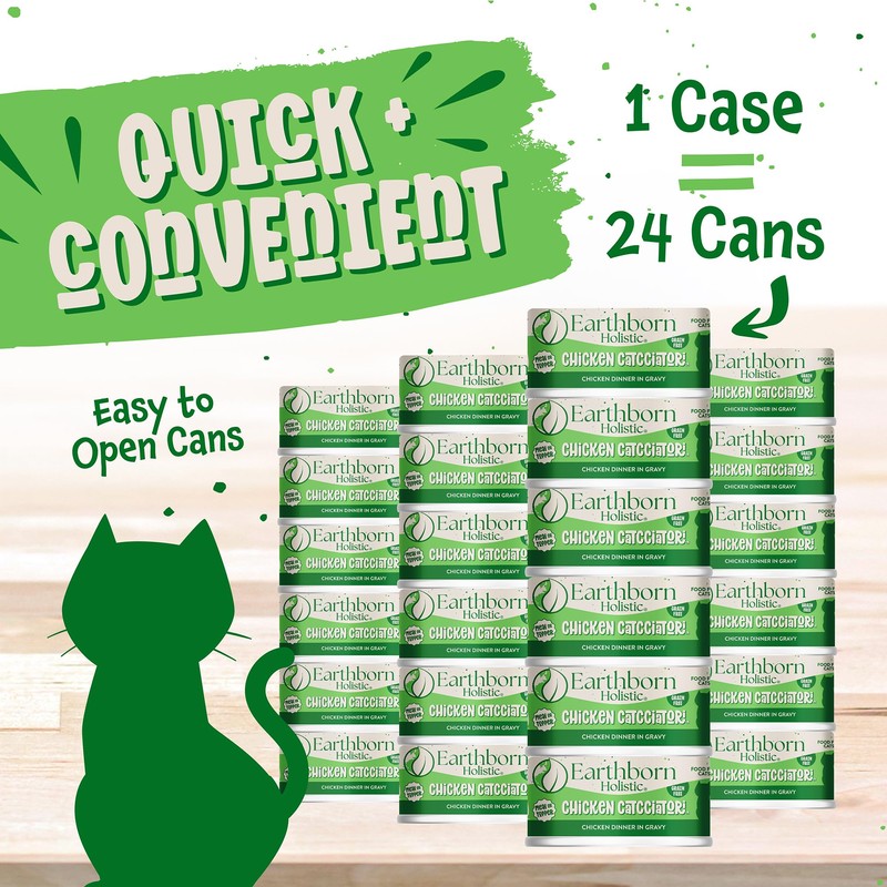 Earthborn Holistic Earthborn Holistic Chicken Catcciatori Grain-Free Moist Cat Food