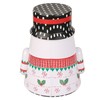 Christmas Candy Iron Box Roly Poly Design Santa Claus Snowman